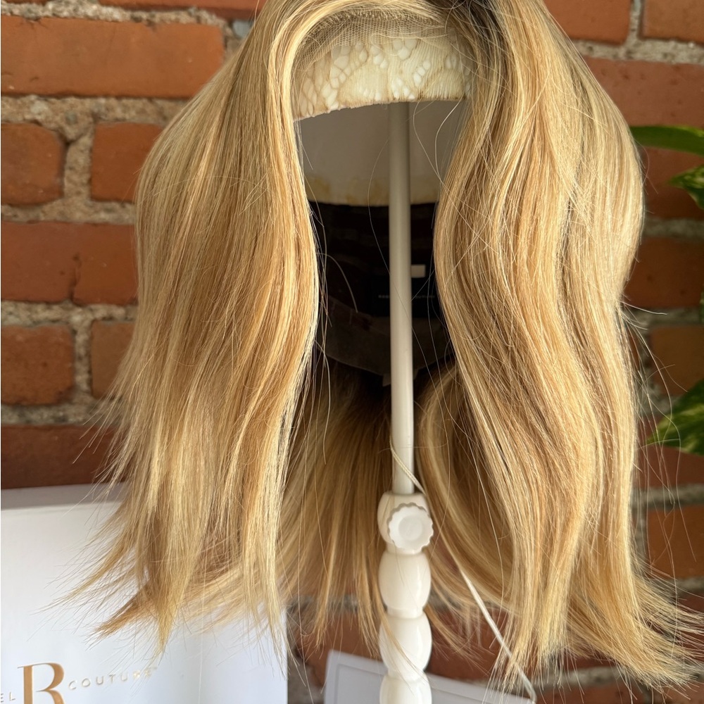 SAVOIR FAIRE Remy Human Hair Wig RAQUEL WELCH HandTied+Lace SS14/88 Golden Wheat - Picture 4 of 9